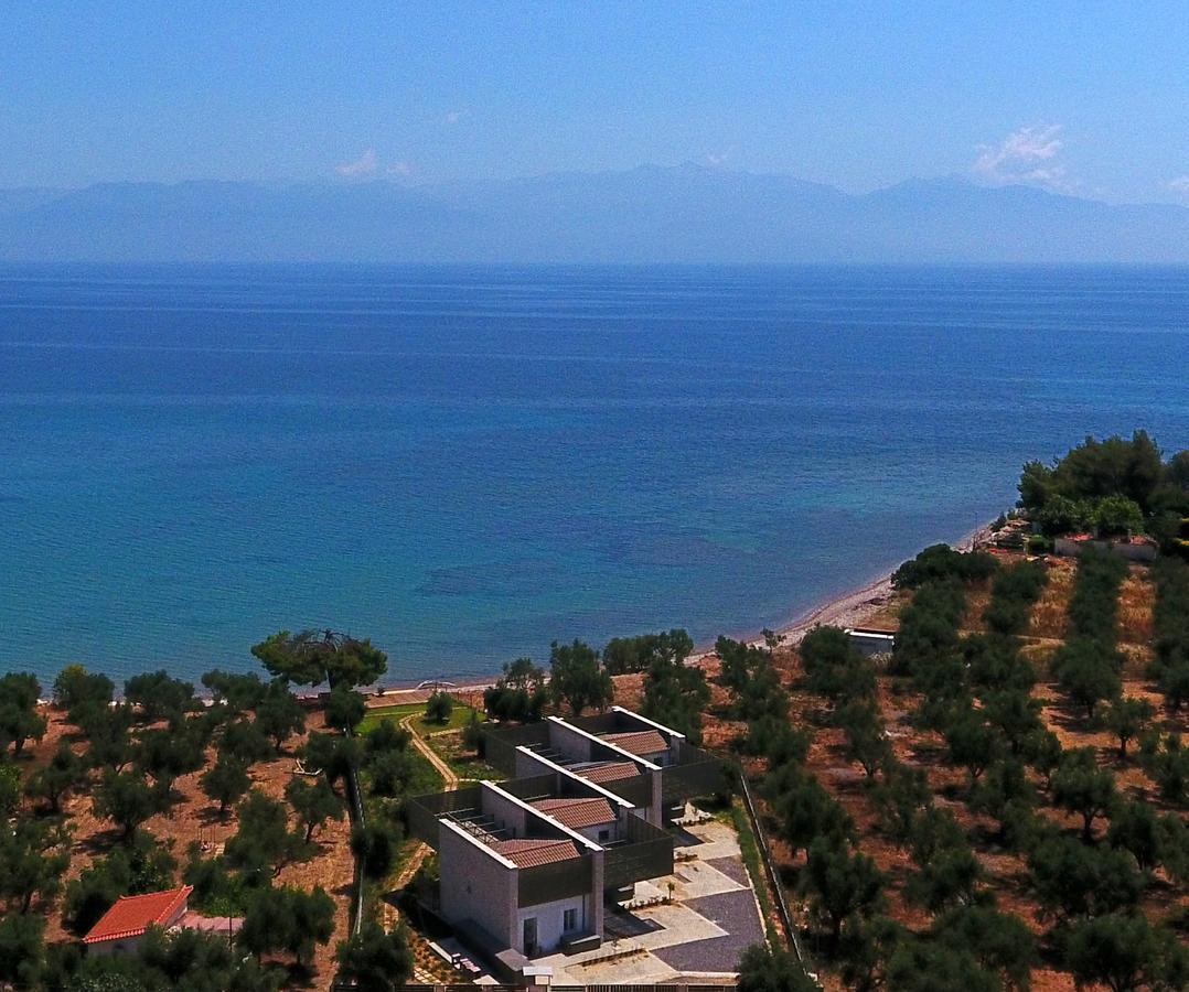 Meli Seaside Villas Chrani Bagian luar foto